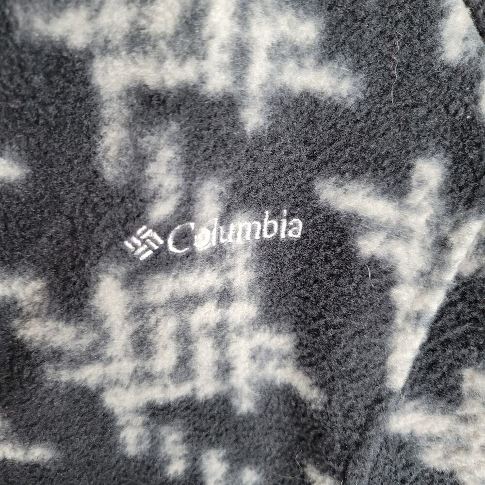 Columbia Women's Gray Hash Pattern Full Zip Fleece, L - Picture 6 of 12
